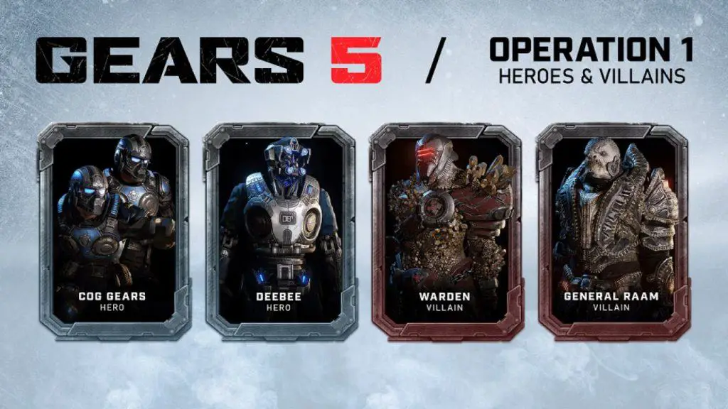 gears 5 operation 1 personaggi