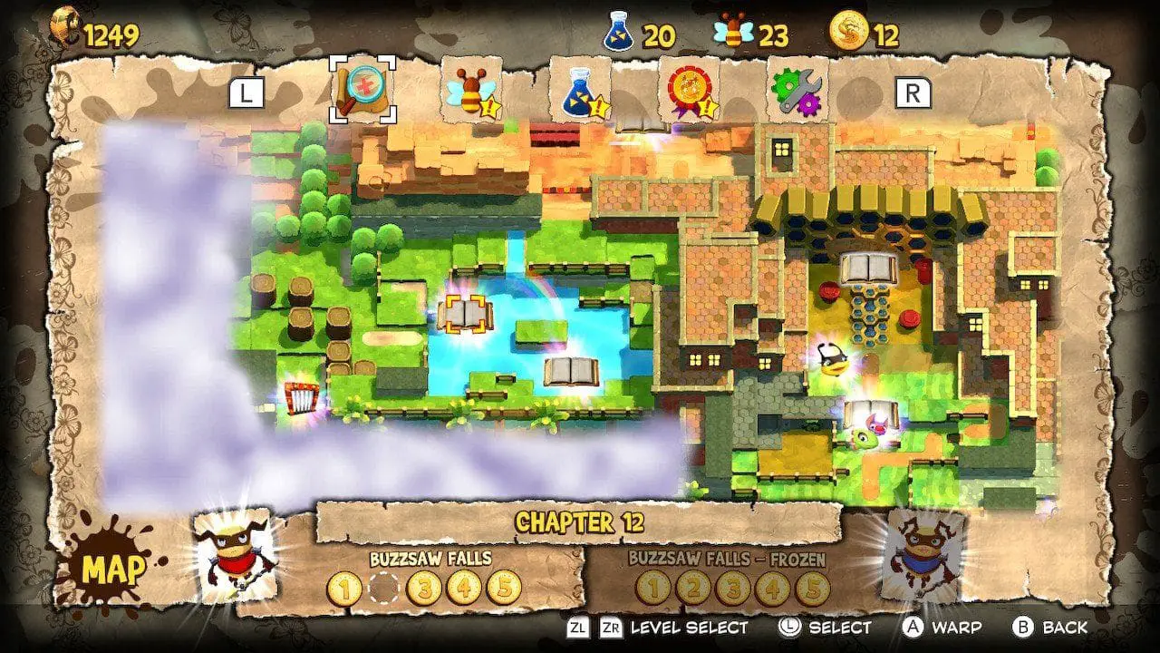 Mappa yooka-laykee and the impossinle lair
