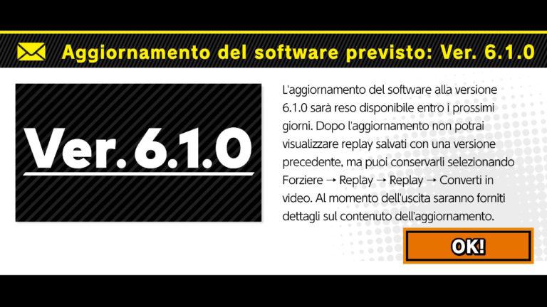 L’aggiornamento 6. 1. 0 di super smash bros. Ultimate è disponibile