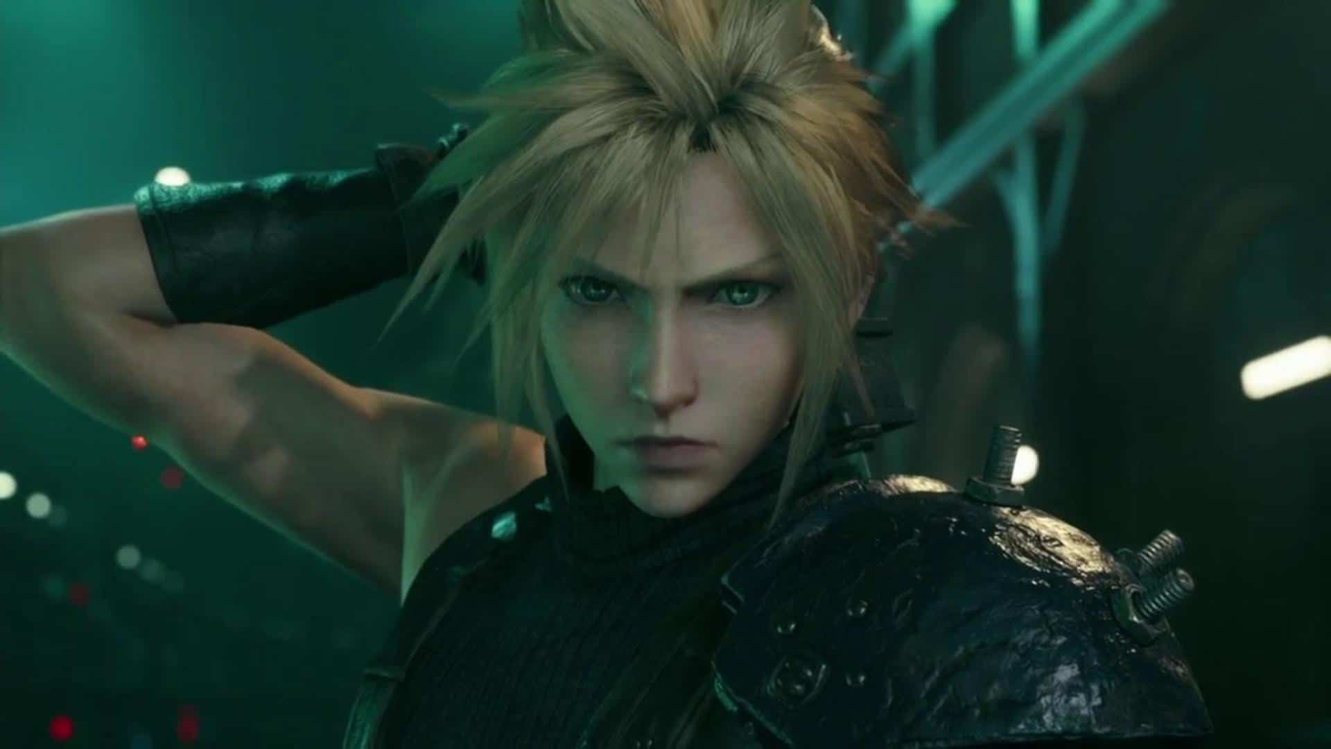 Cloud in Final Fantasy VII Remake