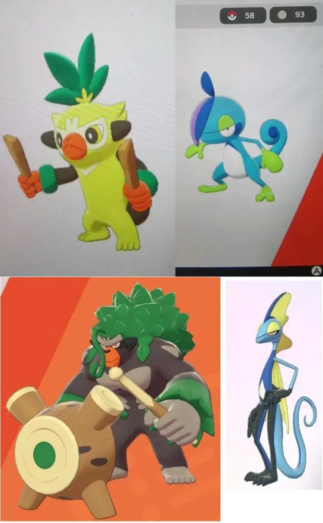 Le evoluzioni di Grookey e Sobble