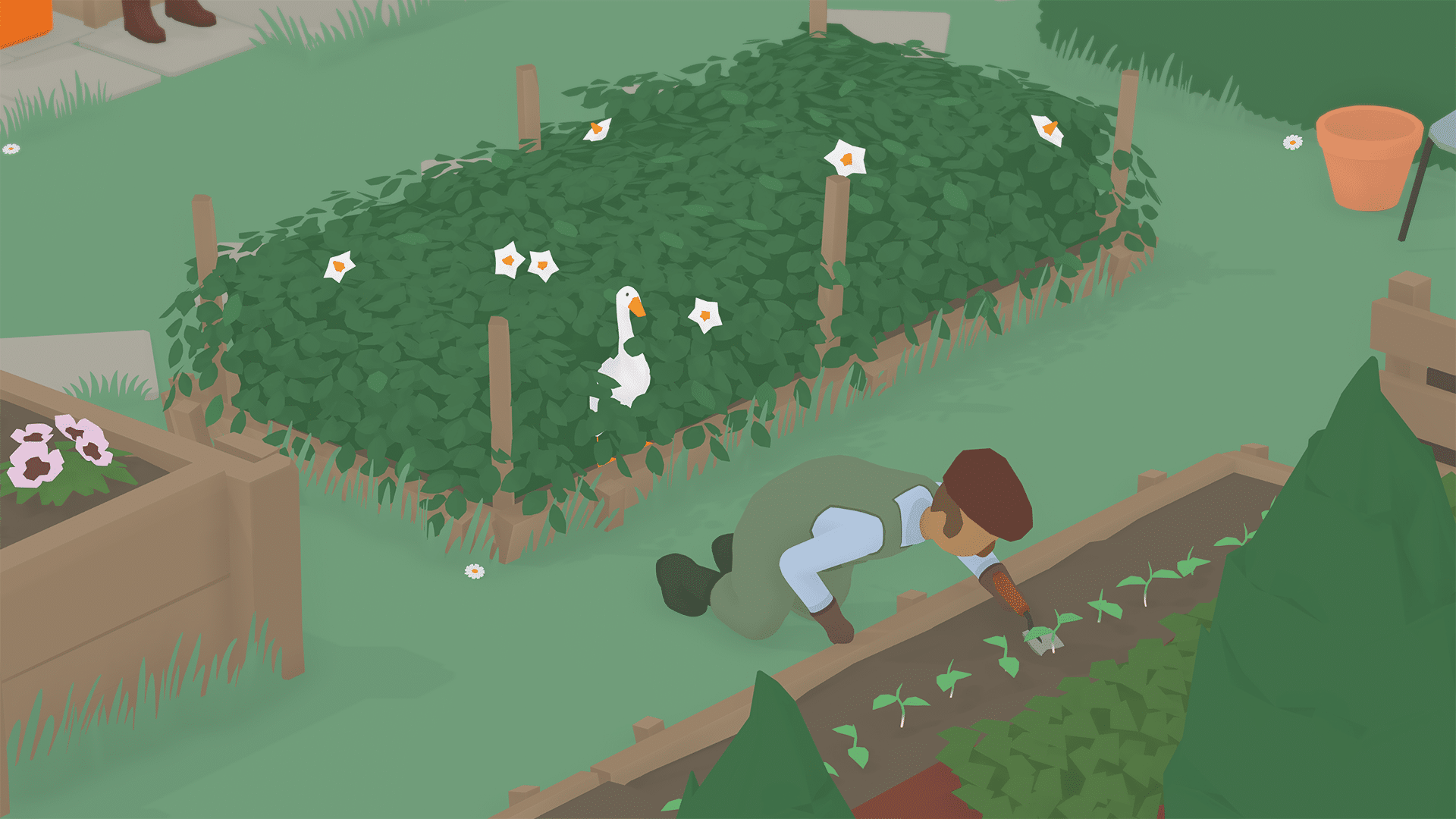 Screenshot di Untitled Goose Game