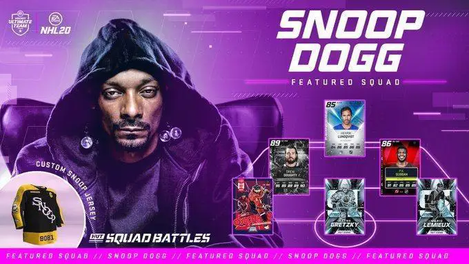 NHL 20: Snoop Dogg diventa commentatore e giocatore di hockey