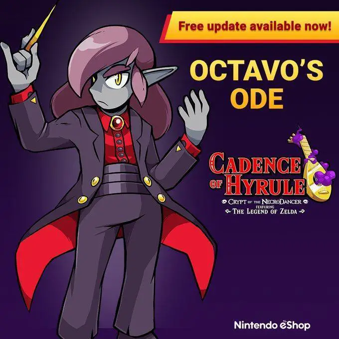 Disponibile il DLC Octavo's Ode per Cadence of Hyrule