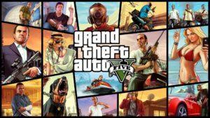 La cover di Grand Thef Auto V