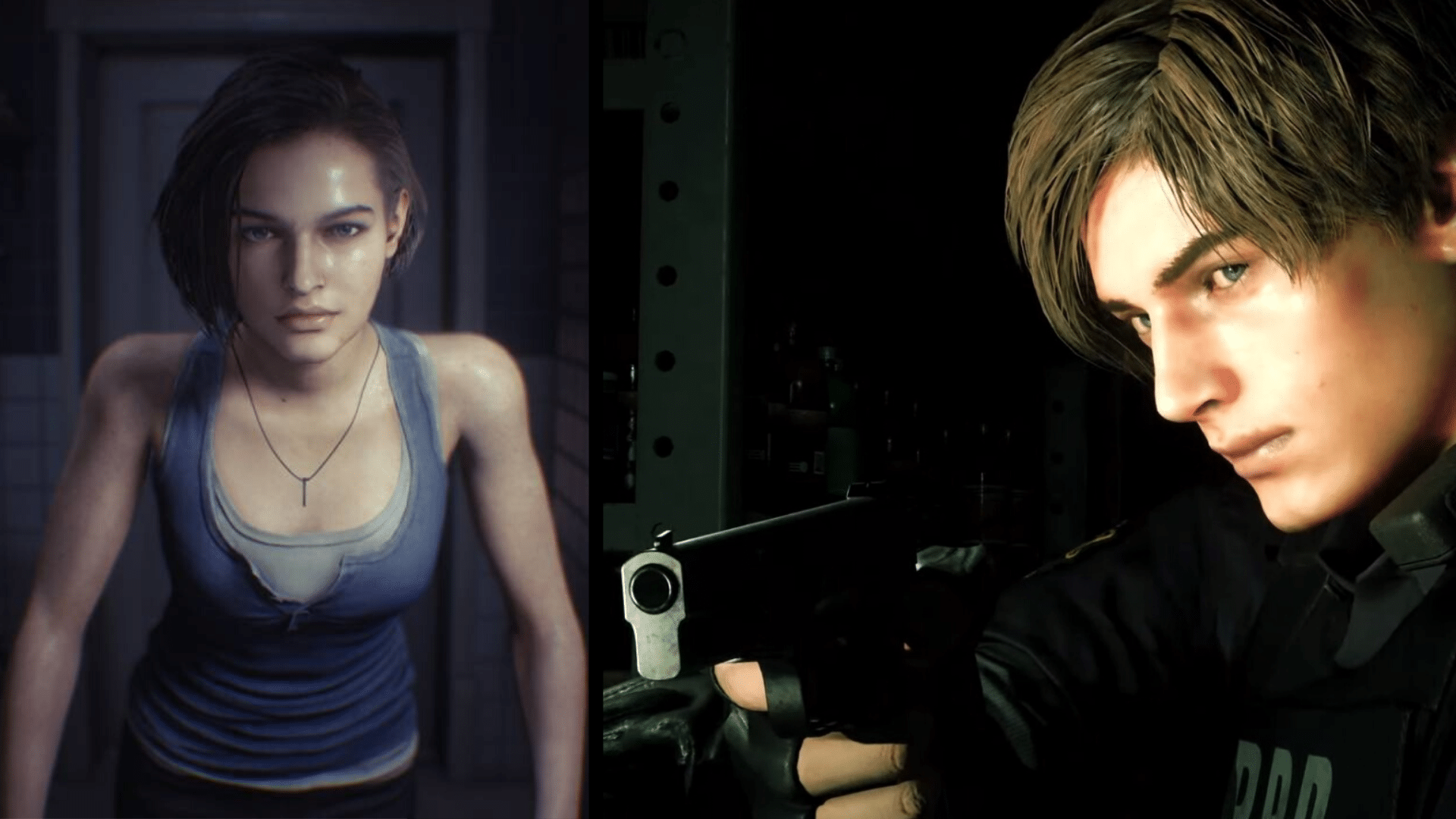 Jill e Leon Resident Evil
