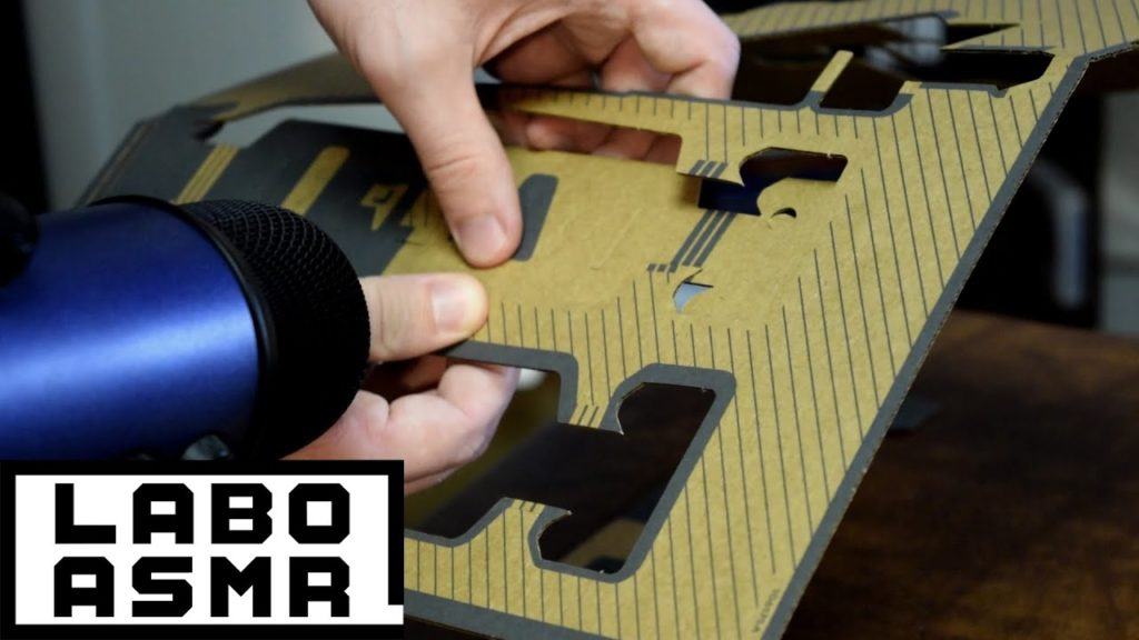 La grande n realizza un altro video asmr, questa volta con nintendo labo
