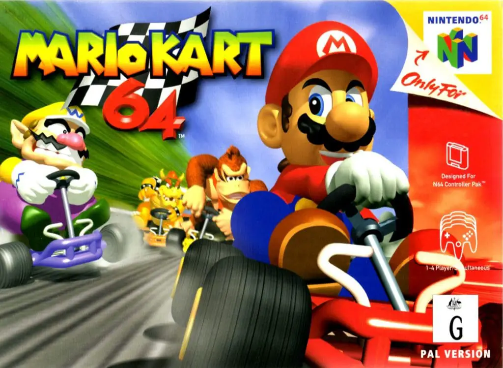 Copertina di Mario Kart 64