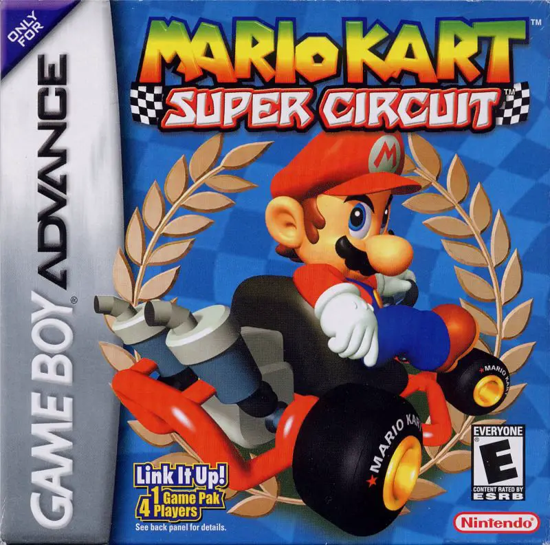 Copertina americana di Mario Kart: Super Circuit