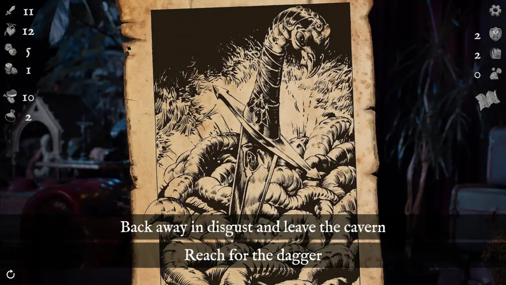 Deathtrap Dungeon artwork in game