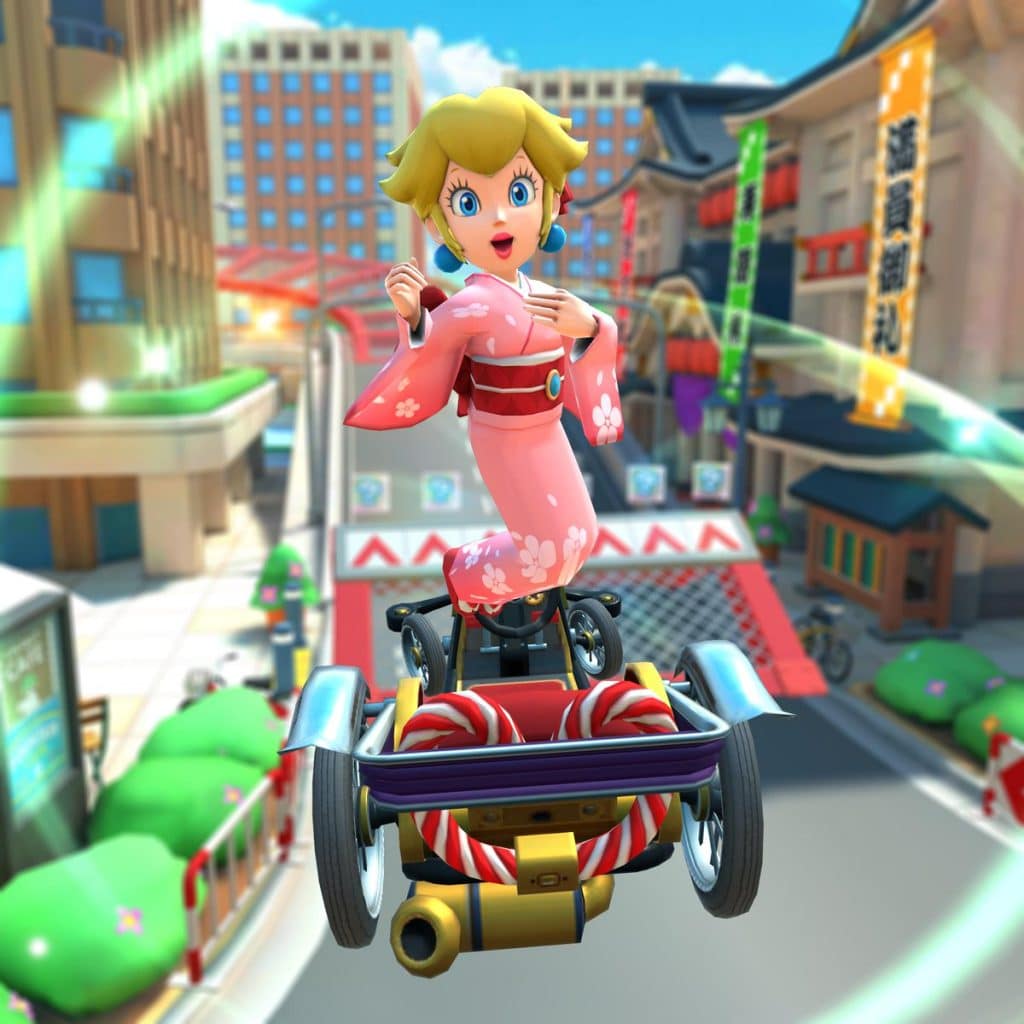 Il circuito Neon Di Tokyo sarebbe più realistico con gli utenti del servizio MariCar sullo sfondo, con tanto di "Unrelated to Nintendo" sulla fiancata...