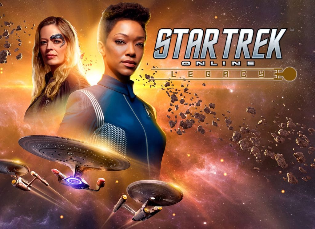 Cryptic studios lancia l'evento quick start su star trek online, neverwinter e champions online: La cover del nuovo star trek online: legacy