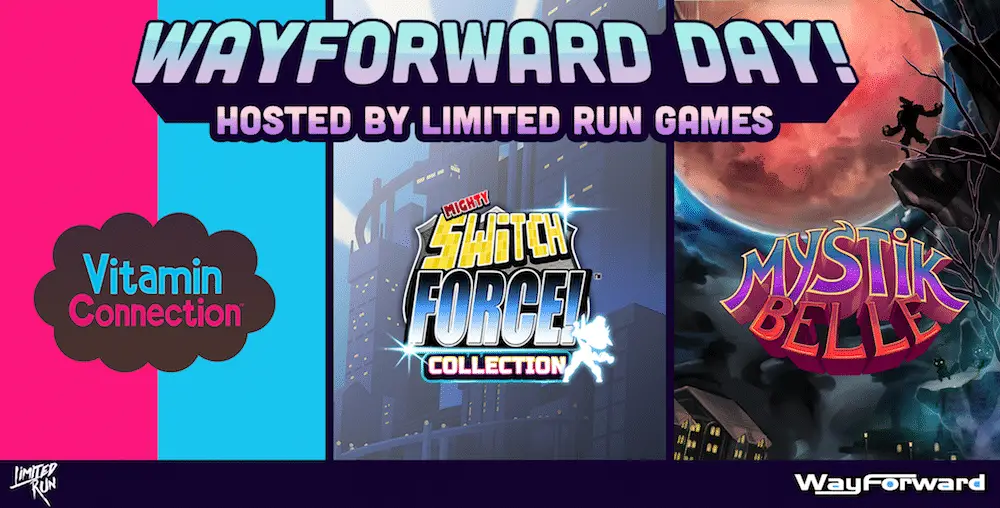 Novità succose per i fan di WayForward: uscita di Vitamin Connection e edizione fisica di Mighty Switch Force