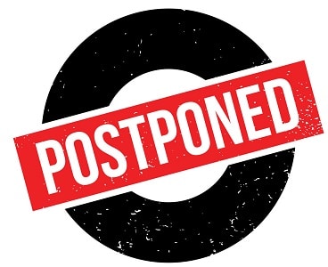 postponed