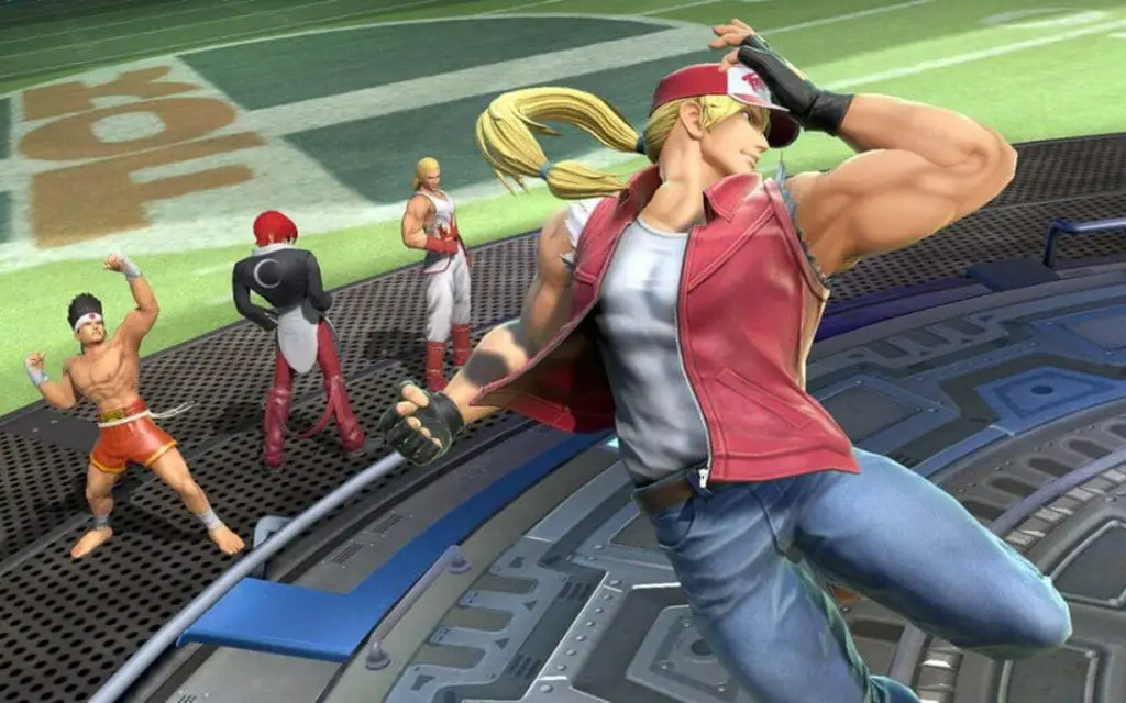 Lo Stadio di King Of Fighters, dove svariati cameo accompagnano Terry