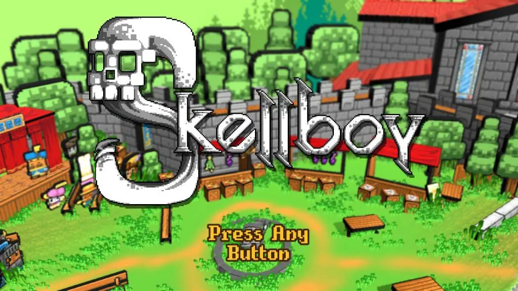 La schermata del titolo, che ci mostra il logo del gioco davanti a una delle aree esplorabili del gioco... in puro stile Super Mario 3D Land