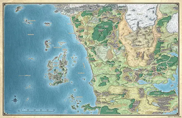 Mappa di Faerun