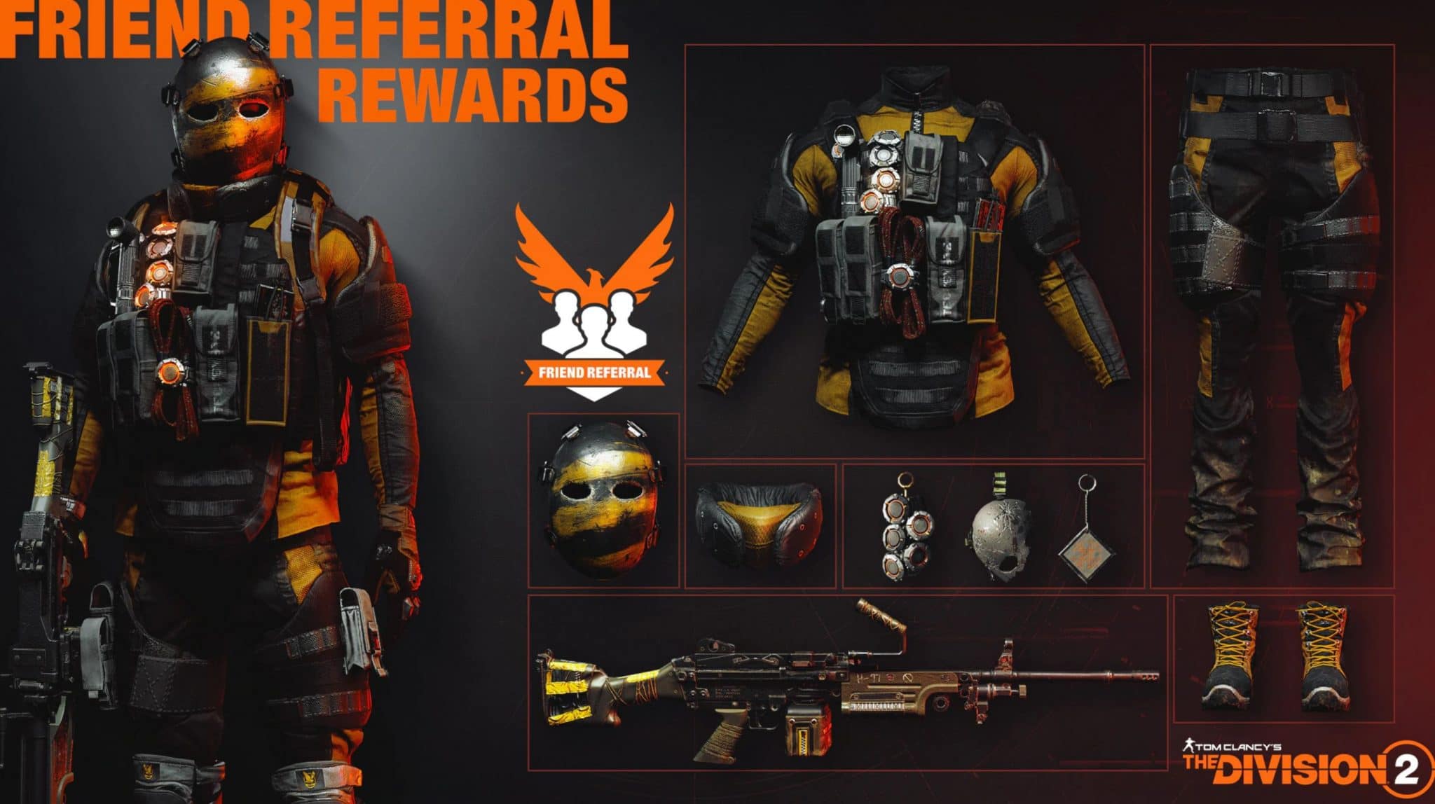 The Division 2, Ricompense Programma Segnalazione Amico, The Division 2 Referral Link, Tom Clancy's The Division 2, The Division 2 Novità