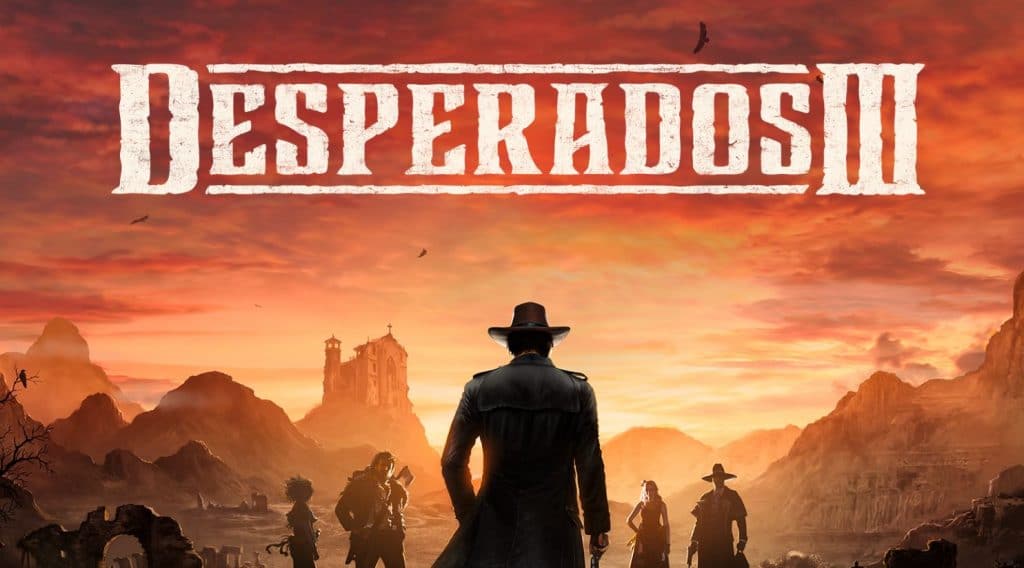 Desperados iii, ecco il nuovo personaggio doc mccoy La cover ufficiale di desperados iii