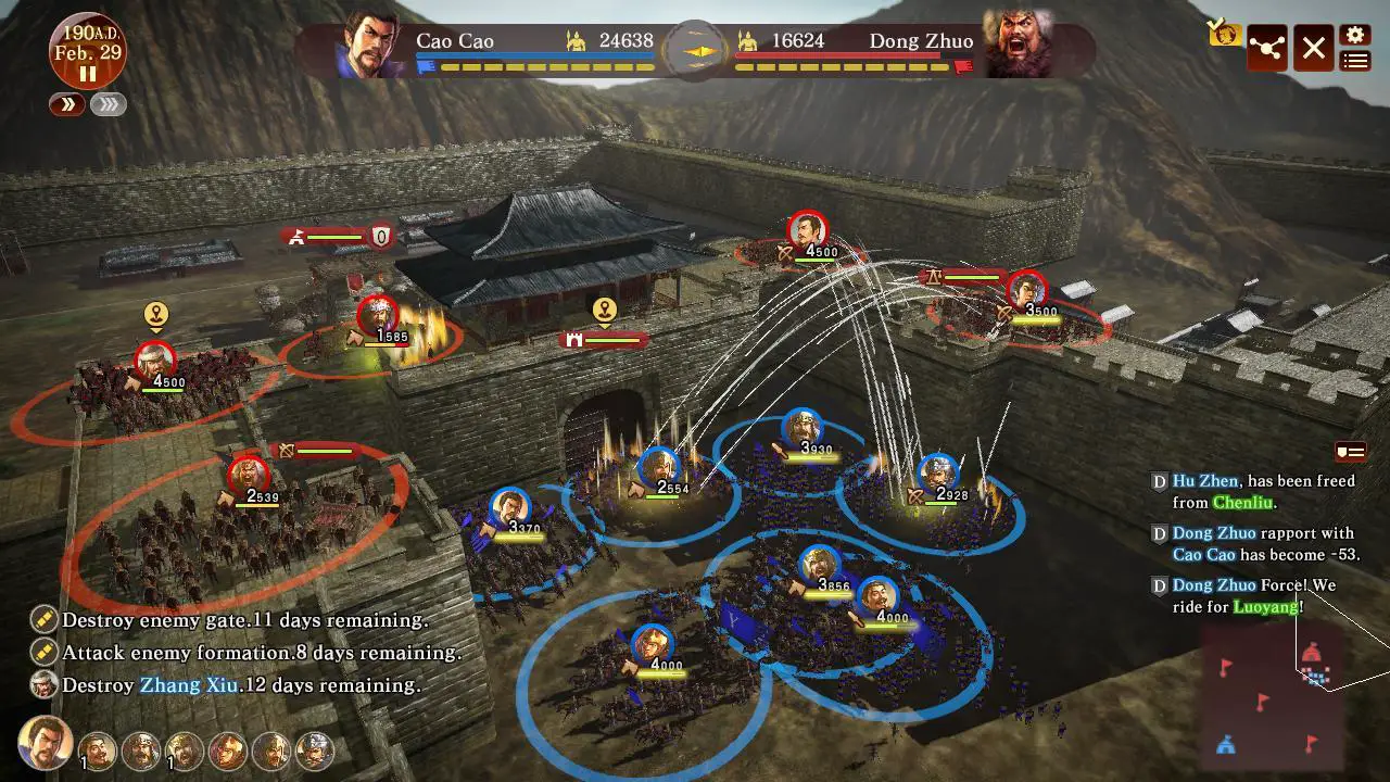 Screenshot di Romance of The Three Kingdoms XIV