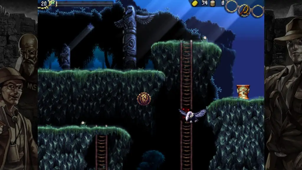 Qui ci stiamo solo arrampicando verso l'alto, ma l'uccellaccio ha altri piani: sì, siamo proprio in un platformer in cui venire colpiti ci sbalza via, e questa caduta ci fa tornare alla schermata sottostante facendoci ricominciare da capo la scalata...