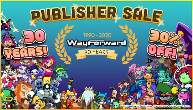 WayForward festeggia il proprio trentennale con un’ondata di sconti su Nintendo eShop