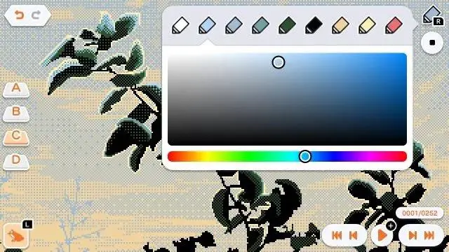 Per trattarsi di Flipnote, l'app sembra avere una varietà di strumenti molto grande.