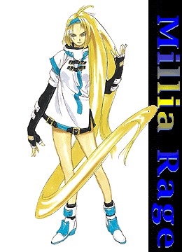 Guilty Gear X Millia aspetto