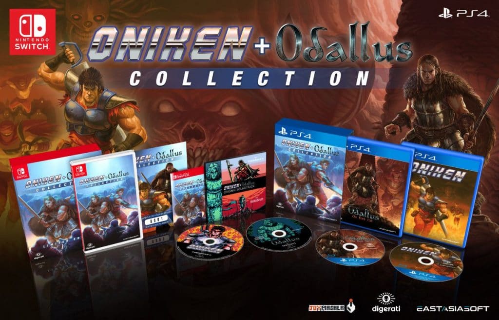 Oniken e odallus, confermate le date di uscita per ps4 Oniken e odallus cover