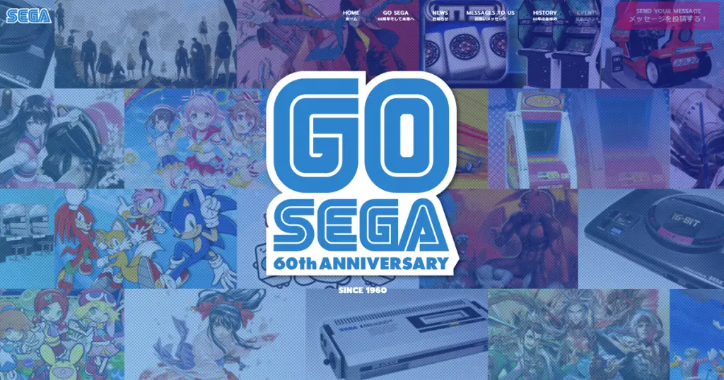 SEGA festeggia 60 anni con un sito nuovo, un nuovo personaggio e un trailer