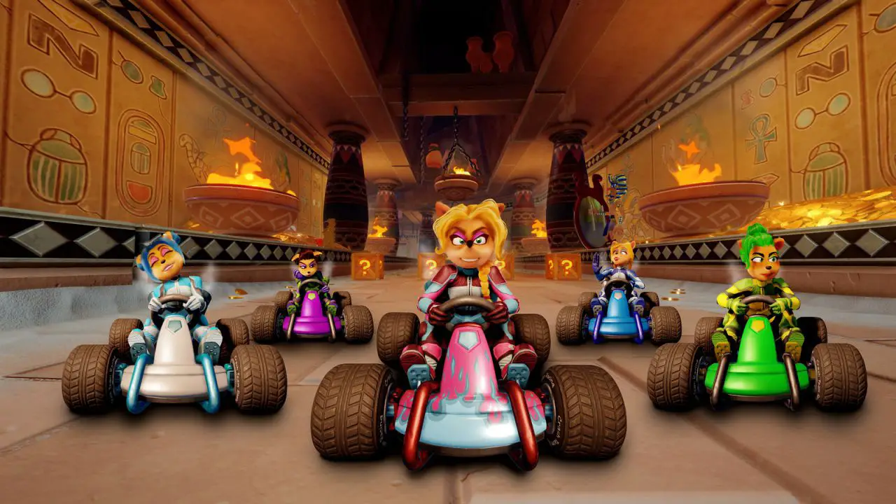 Reintrodurre Tawna Bandicoot al di fuori del primo gioco di Crash, le ambientazioni mediorientali di Crash Bandicoot 3: Warped, e le ombrelline mancanti al lancio... in una sola immagine!