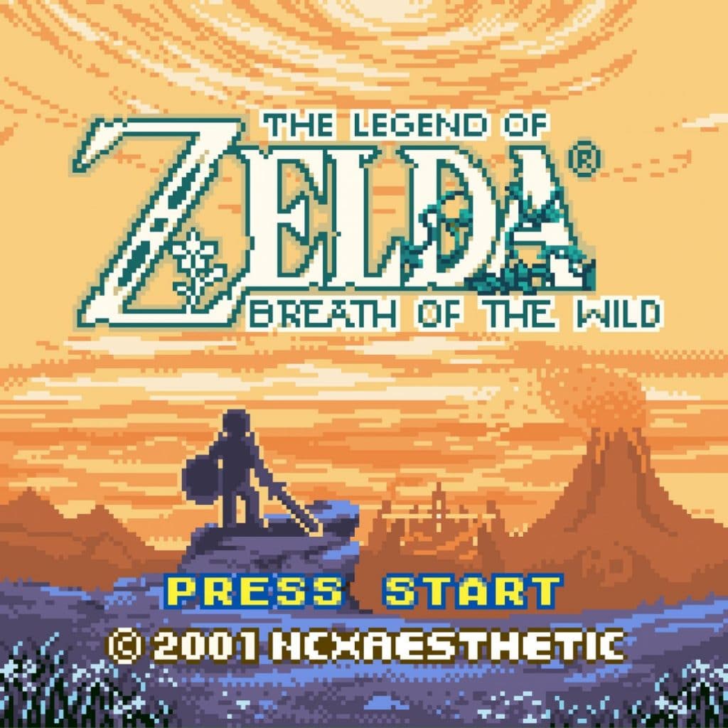 Un fan made realizza il mondo di the legend of zelda: the breath of the wild in 8 bit The legend of zelda