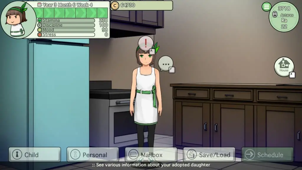 Ciel Fledge: A Daughter Raising Simulator la recensione