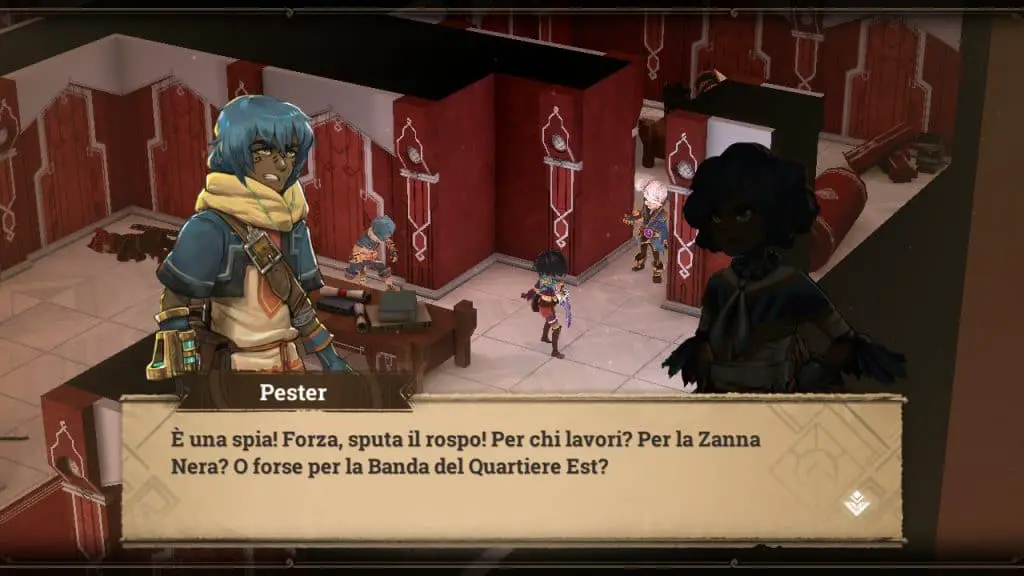 Siamo ancora ad inizio gioco: Children of Zodiarcs allude con leggerezza a un glossario che verrà via via sviscerato nel corso della campagna