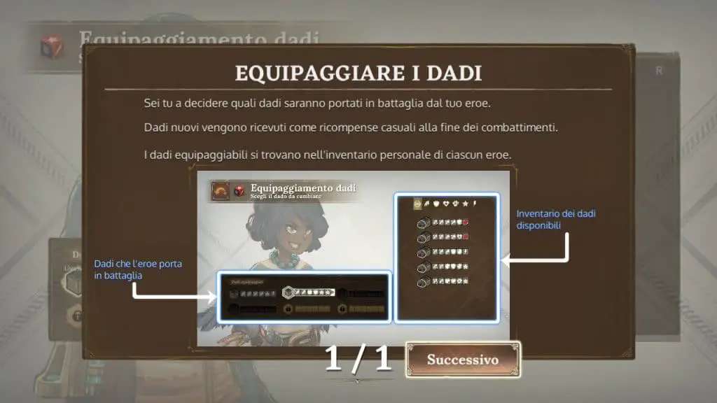 Anche le opzioni che vengono aggiunte gradualmente in Children of Zodiarcs vengono spiegate nei tutorial