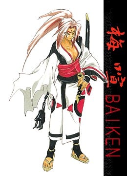 Guilty Gear X Baiken aspetto