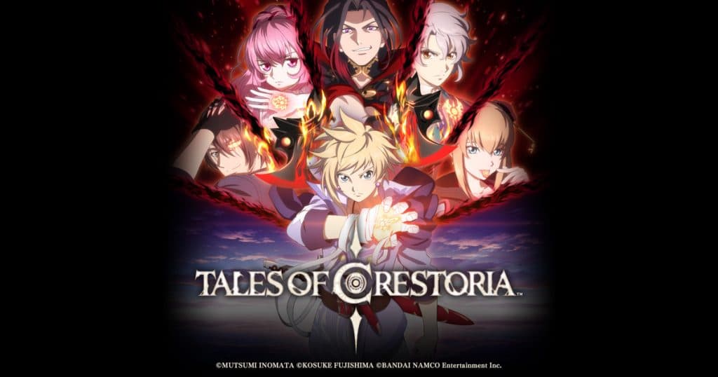 Tales of crestoria, tales of arizen, videogiochi jrpg, bandai namco, giochi di ruolo