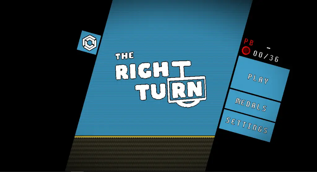 The Right Turn title screen