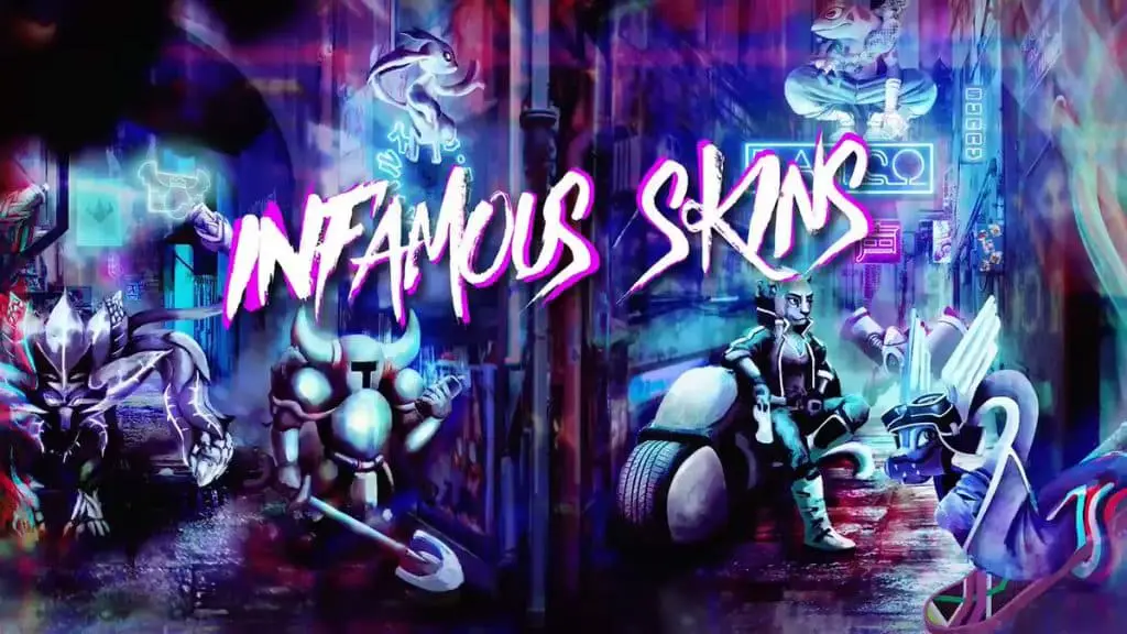 Le skin "Infamous" di Rivals of Aether, dall'estetica al neon in stile "anni '80/'90"