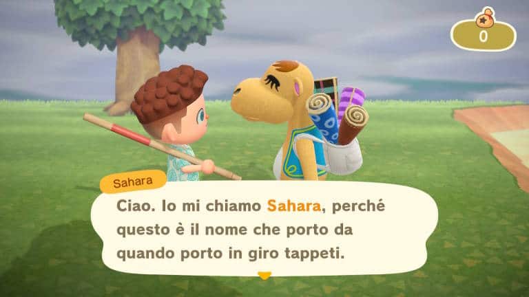 Animal Crossing: New Horizons, guida a Sahara