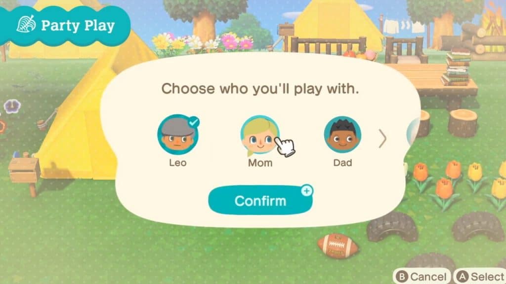 In difesa di Animal Crossing: New Horizons, se combiniamo la possibilità di "viaggiare nel tempo" (tra MOLTE virgolette) con la possibilità di avere un account Nintendo su più console, quella dell'impossibilità di effettuare backup dei dati di salvataggio era probabilmente una scelta obbligata. Il gioco, come vedi qui, per le sessioni co-op non passa nemmeno dalla schermata di selezione account "regolare" della console Nintendo Switch; vengono direttamente selezionati gli avatar di Animal Crossing.