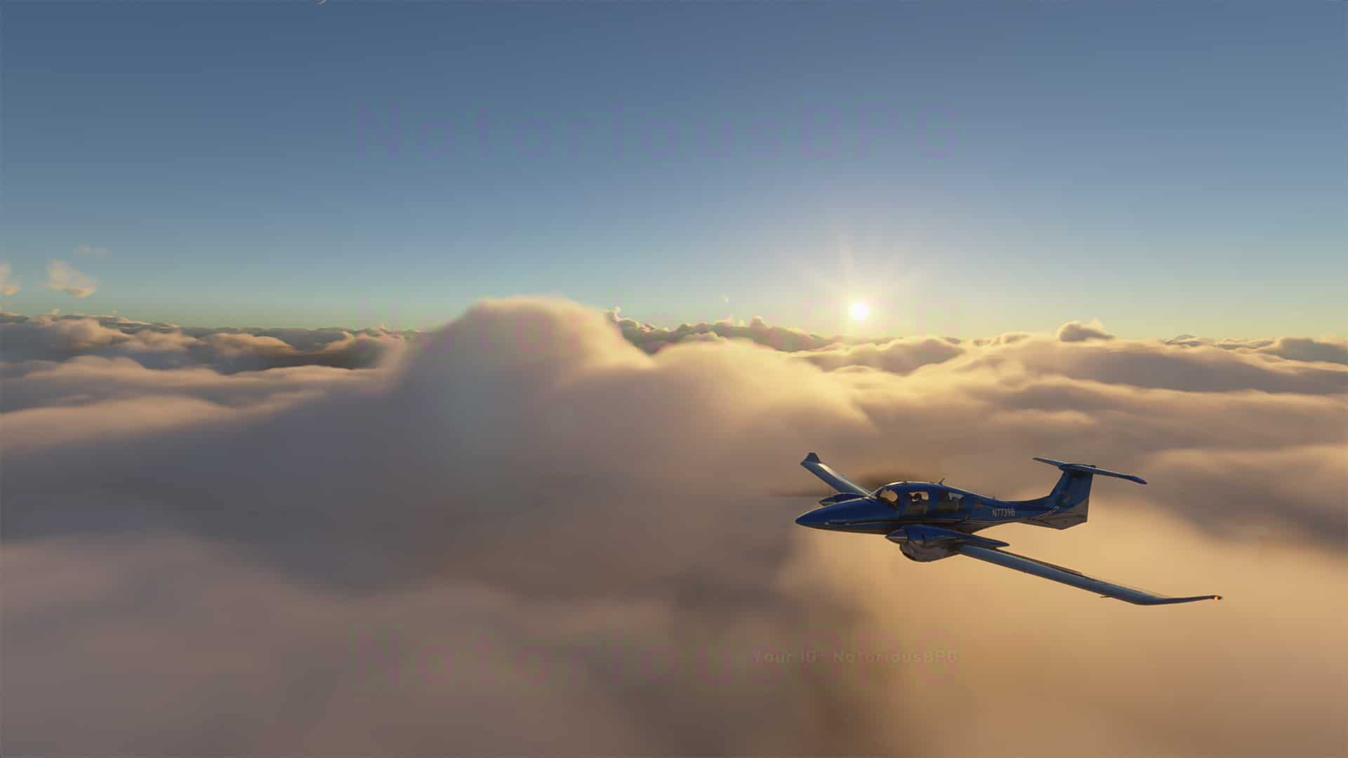 Flight Simulator nuvole