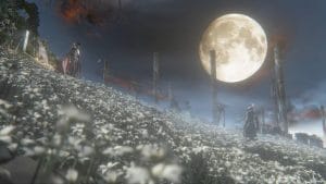 Top 5 scene videoludiche più importanti svoltesi su un campo di fiori bianchi