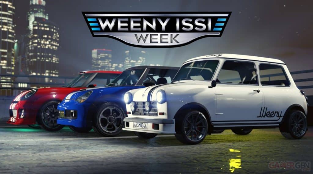 Gta online weeny issi week