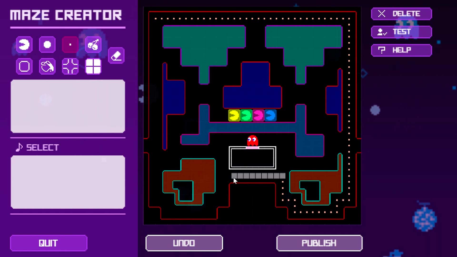 Pac-Man Live Studio Maze Creator