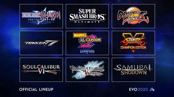 La line-up di EVO 2020