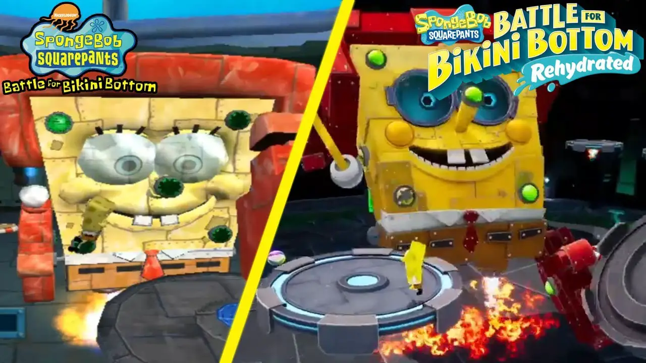 SpongeBob SquarePants Battle for Bikini Bottom Rehydrated playstation thq xbox nintendo