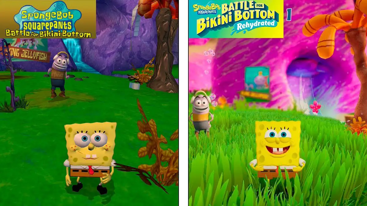 SpongeBob SquarePants Battle for Bikini Bottom Rehydrated playstation thq xbox nintendo