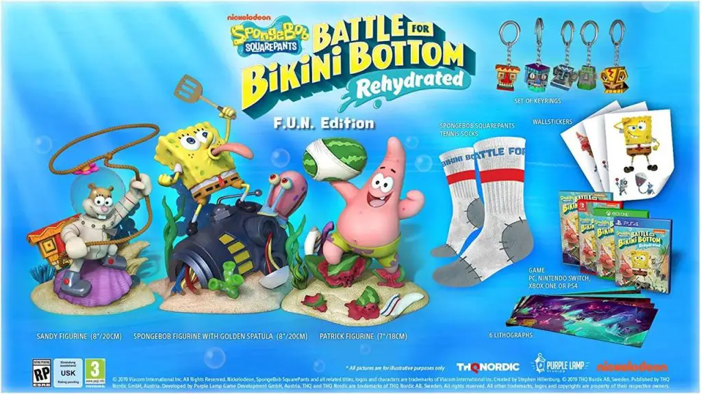 SpongeBob SquarePants Battle for Bikini Bottom Rehydrated playstation thq xbox nintendo