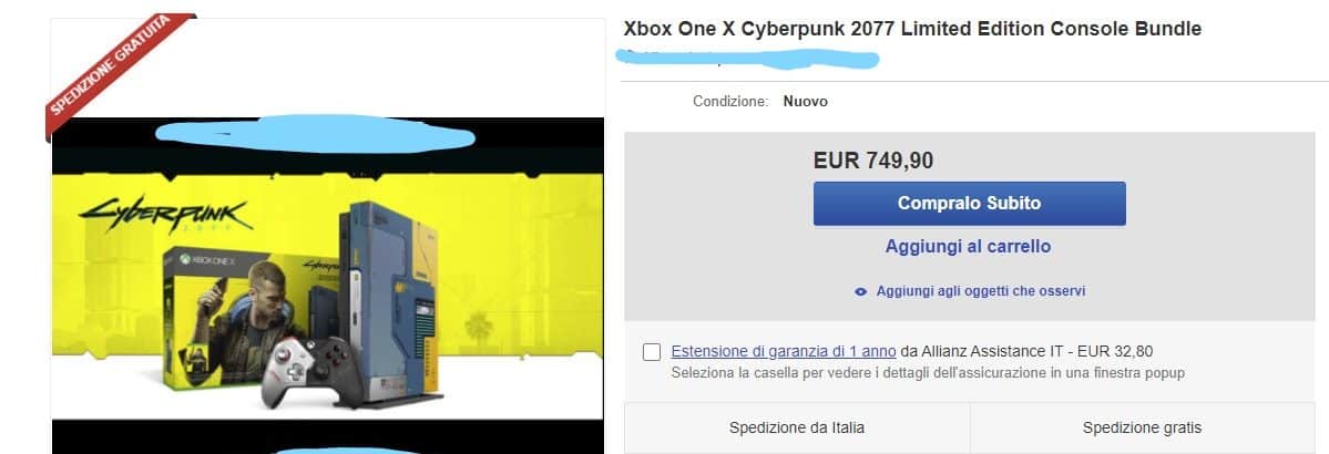 Cyberpunk 2077 bundle prezzo alto